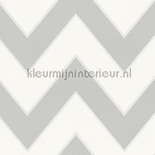 Zig zag lijnen grijs wit wallcovering AS Creation sale wallcovering 