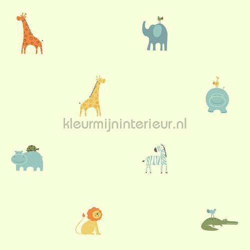 Peuter jungle behang pastel wallcovering 351729 Hits 4 Kids Eijffinger