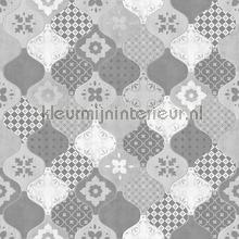 Patchwork golftegels tapeten L40409 Home Dutch Wallcoverings