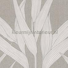Calm large leaves behang AS Creation Hygge 361233