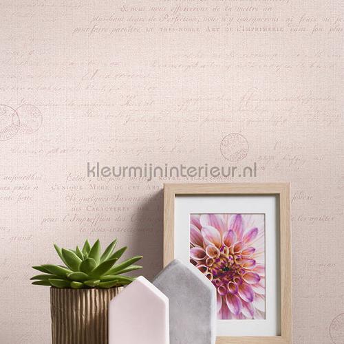 Calm writing wallcovering 363821 Hygge AS Creation