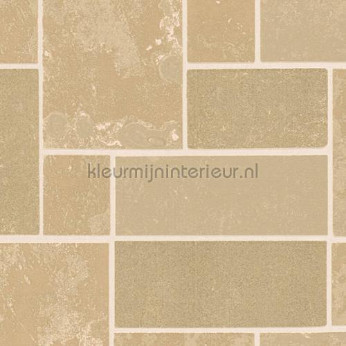 Beige natuurstenen strak gelegd wallcovering 34779-1 Kitchen AS Creation