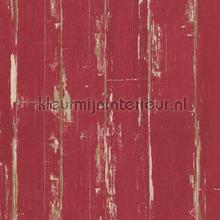 Oude rode houten planken behang AS Creation Il Decoro 36856-1