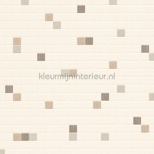 tegeltjes met relief tapet 6077-20 Il Decoro AS Creation