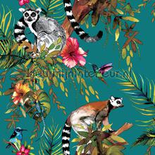 Maki in de tropics papier peint Dutch Wallcoverings Collected 12402