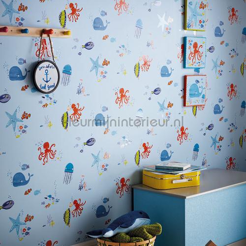 Underwater Fun Blue wallcovering 696202 underwater world Arthouse