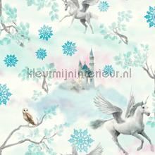 Fairytale - teal carta da parati Arthouse urbano 