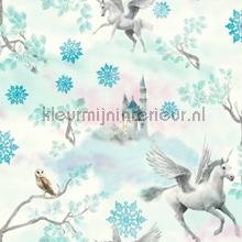 Fairytale - teal papel de parede Arthouse Todas-as-imagens