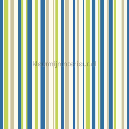 Earn your stripes - blue and green papier peint Imagine Fun Arthouse