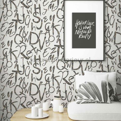 Typography modern style XL rol papel pintado 4702-2 Moderno - Abstracto AdaWall