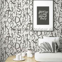 Typography modern style XL rol behang 4702-4 letters text AdaWall