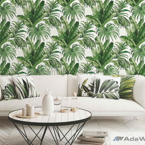 Palm leaves tropical jungle XL roll behang 4714-4 Interieurvoorbeelden behang AdaWall