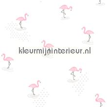 Flamingo roze tapeten Hookedonwalls weltraum 