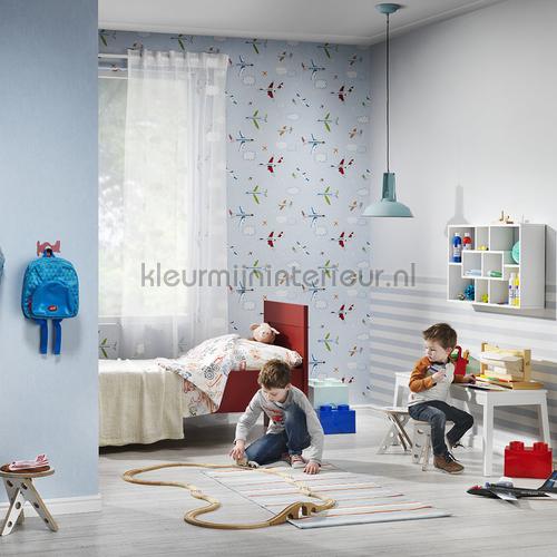 Glad behang 247442 Kids and Teens II Rasch