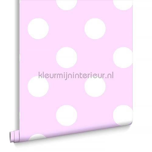 Dotty Pink behang 100101 Kids@home 5 Noordwand