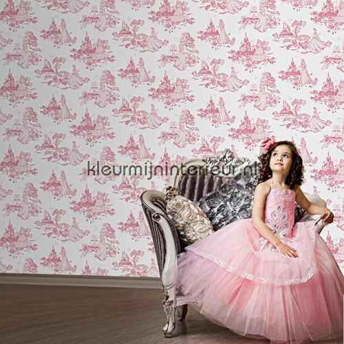 Princess Pink Toile tapeten 70-233 Kids@home 5 Noordwand