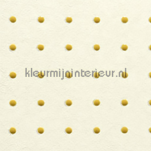 Dots mosterd op creme papier peint Arte stress 