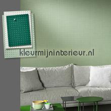 Dots groen op licht groen papel pintado Arte Le Corbusier 31017