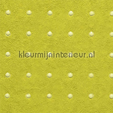 dots creme op geelgroen papel pintado Arte Le Corbusier 31020