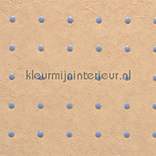 Dots grijs op zalm tapet Arte uni farver 