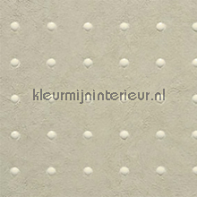 Dots lichtgrijs op grijsbeige tapet Arte uni farver 
