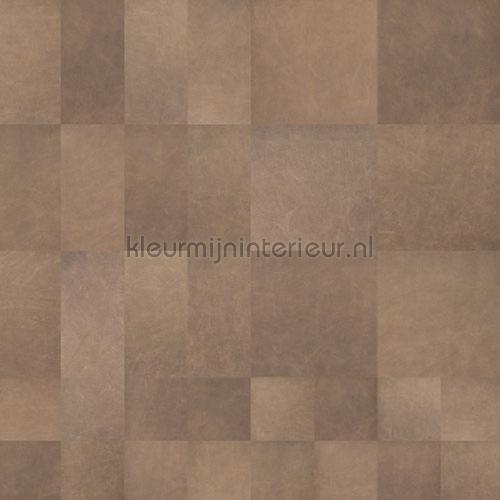 marron patchwork behang marron-tegels patchwork Interieurvoorbeelden behang Enzo Pellini