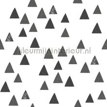 grafische driehoeken zwart wit tapeten Esta for Kids Lets Play 153-139057