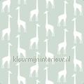 giraffen mintgroen papel de parede 153-139058 selva Temas