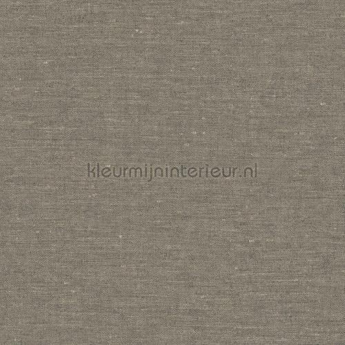 Linen kleurmix antracietbruin papier peint 219643 Linen Stories BN Wallcoverings