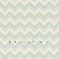 Krijtverf behang zigzag mint wallcovering 128858 girls Kids room