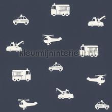 Donkerblauw behang 112 tapet Esta for Kids urban 