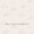 Gestempelde wolkes roze wallcovering 138929 girls Kids room