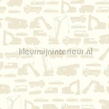 Bouwmachine silhouetten tapet AS Creation urban 