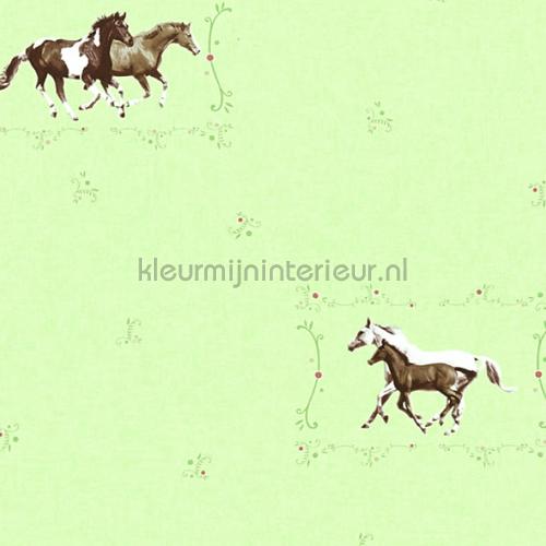 paarden in het veld papel pintado 358371 caballos AS Creation