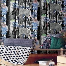 Veljekset wallcovering Hookedonwalls Vintage- Old wallpaper 