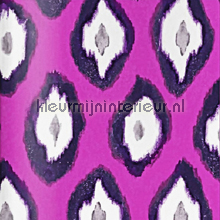 Painted ikat pink wallpaper papel pintado Origin Mariska Meijers 339-346918