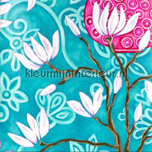 In bloom blue wallpaper tapet Origin Vintage Gamle 