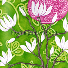 In bloom green wallpaper papel de parede Origin Vendimia Velhos 
