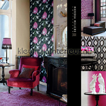 In bloom black wallpaper tapet 339-346927 Mariska Meijers Origin