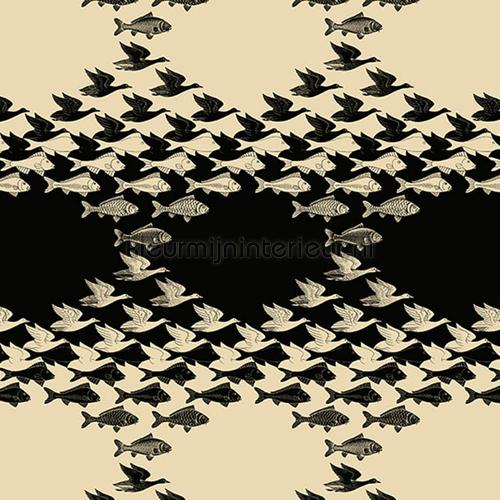 Escher sky and water wallpaper carta da parati 23120 MC Escher Arte