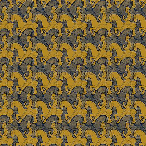 Escher ruiters wallpaper behaang 23143 MC Escher Arte