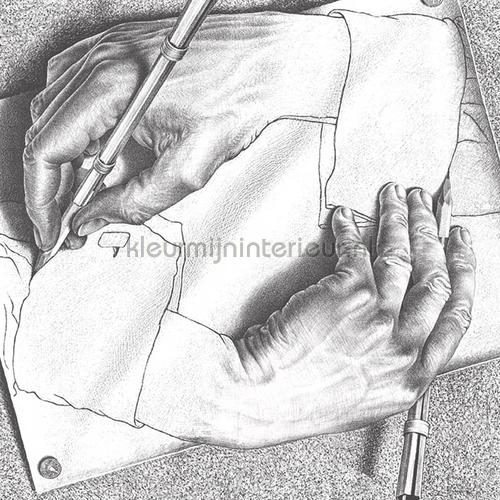 Panel Two hands drawing themselves into existence papier murales 23185 MC Escher Arte