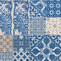 Tegel patchwork helder blauwtinten wallcovering 36923-1 Metropolitan Stories As creation