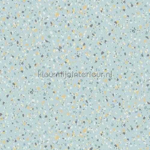 Gespikkeld Terrazzo mint tapet 220184 Milano BN Wallcoverings