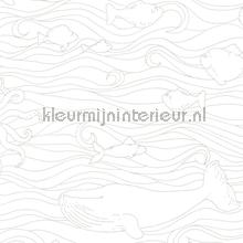 Golvende wal vissen tapeten Eijffinger weltraum 