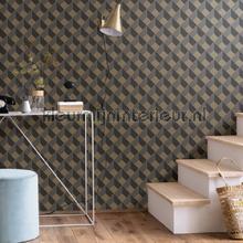Square wallcovering Caselio Vintage- Old wallpaper 