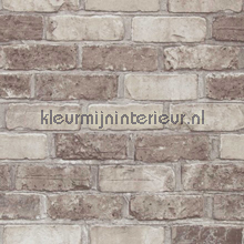 Gemeleerde bakstenen behang 49784 BN Wallcoverings