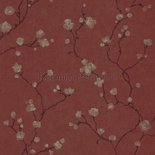 Natsu hanami rouge behang NATS82148510 Interieurvoorbeelden behang Casadeco