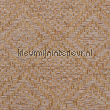 Weefsel met diagonale ruit behang Kleurmijninterieur Natuurlijke-Weefsels