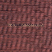 Hor. weefsel rood met zwart accent behang Kleurmijninterieur Natuurlijke-materialen